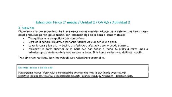 Educación Física 2 medio-Unidad 2-OA4;5-Actividad 3