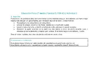 Educación Física 2 medio-Unidad 2-OA4;5-Actividad 3