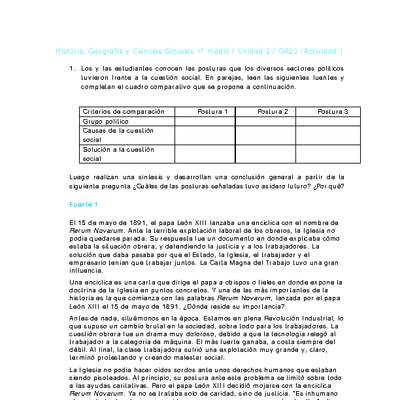 Historia 1 medio-Unidad 2-OA23-Actividad 1