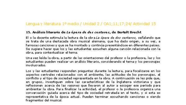 Lengua y Literatura 1 medio-Unidad 2-OA1;11;17;24-Actividad 15