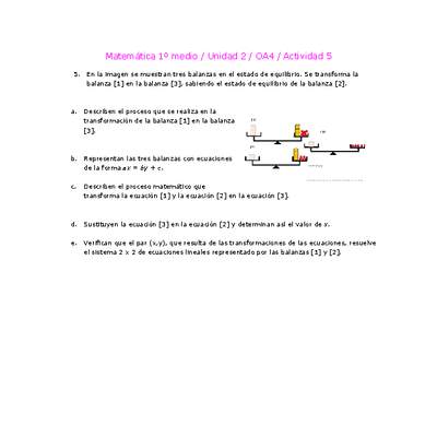 Matemática 1 medio-Unidad 2-OA4-Actividad 5