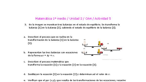 Matemática 1 medio-Unidad 2-OA4-Actividad 5