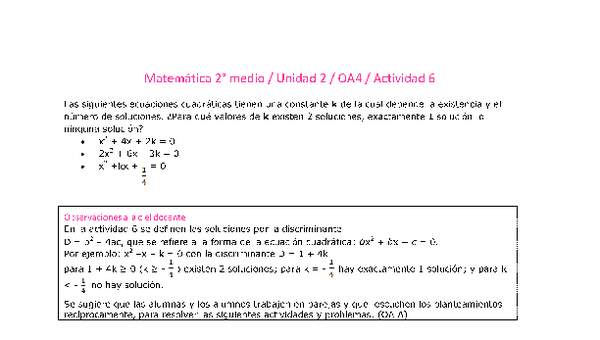 Matemática 2 medio-Unidad 2-OA4-Actividad 6