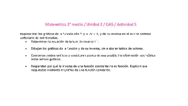 Matemática 2 medio-Unidad 2-OA5-Actividad 5