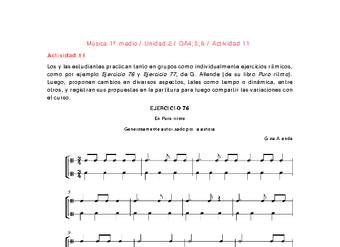 Artes Musicales 1 medio-Unidad 2-OA4;5;6-Actividad 11