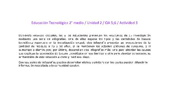 EduTec 2 medio-Unidad 2-OA5;6-Actividad 3