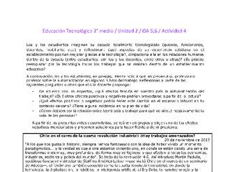 EduTec 2 medio-Unidad 2-OA5;6-Actividad 4