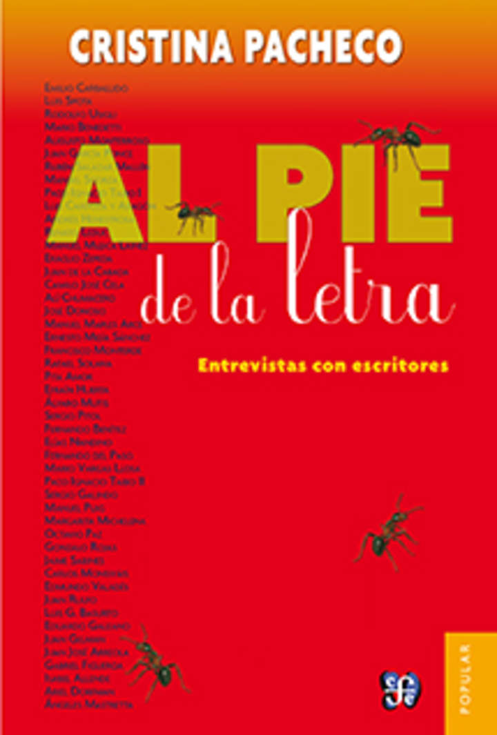 Al pie de la letra. Entrevistas con escritores