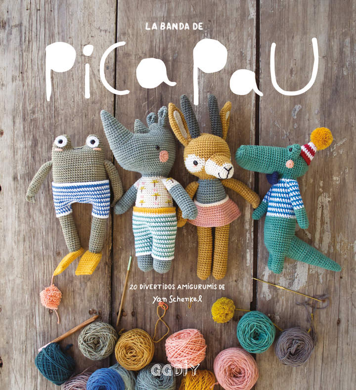 La banda de Pica Pau 20 divertidos amigurumis