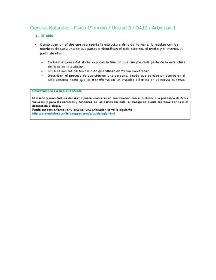 Ciencias Naturales 1 medio-Unidad 3-OA12-Actividad 1