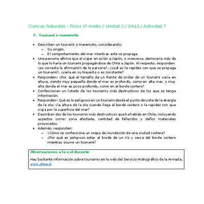 Ciencias Naturales 1 medio-Unidad 3-OA13-Actividad 7