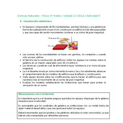 Ciencias Naturales 1 medio-Unidad 3-OA13-Actividad 9