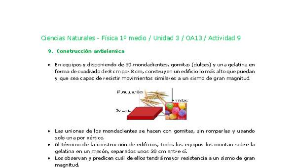 Ciencias Naturales 1 medio-Unidad 3-OA13-Actividad 9