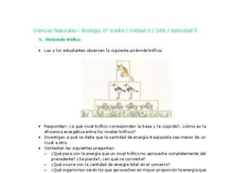 Ciencias Naturales 1 medio-Unidad 3-OA6-Actividad 5