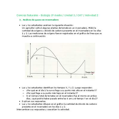 Ciencias Naturales 1 medio-Unidad 3-OA7-Actividad 2