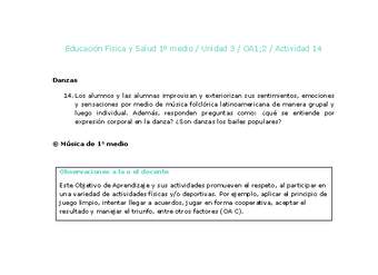 Educación Física 1 medio-Unidad 3-OA1;2-Actividad 14