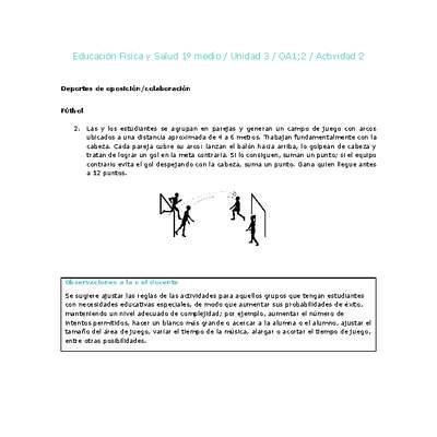 Educación Física 1 medio-Unidad 3-OA1;2-Actividad 2