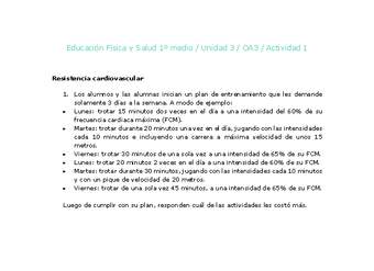 Educación Física 1 medio-Unidad 3-OA3-Actividad 1