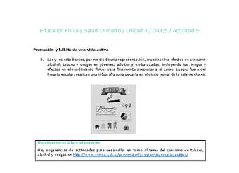 Educación Física 1 medio-Unidad 3-OA4;5-Actividad 5
