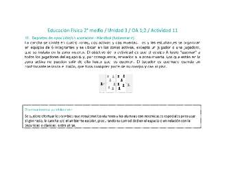 Educación Física 2 medio-Unidad 3-OA1;2-Actividad 11