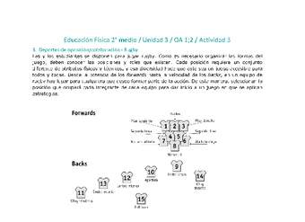 Educación Física 2 medio-Unidad 3-OA1;2-Actividad 3