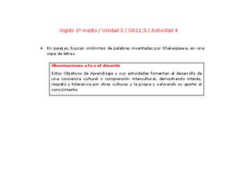 Inglés 1 medio-Unidad 3-OA11;5-Actividad 4