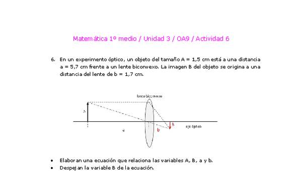 Matemática 1 medio-Unidad 3-OA9-Actividad 6