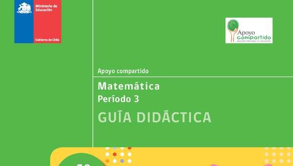 Guía didáctica para la Unidad 3, Matemática 4° básico.