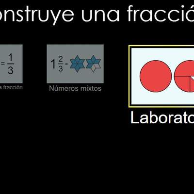 Construye una fracción