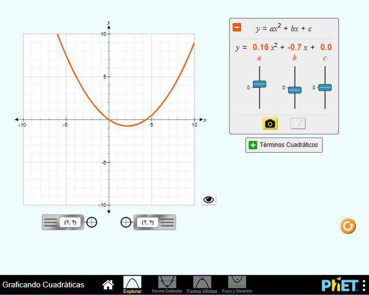 Graficando Cuadráticas