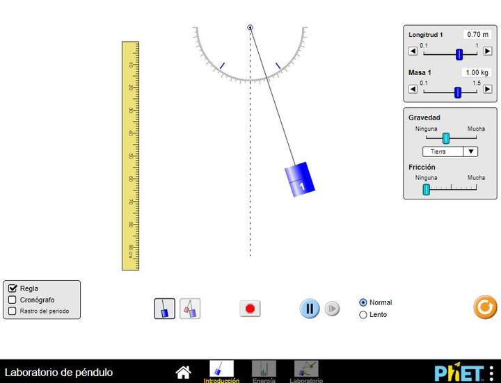 Laboratorio de péndulo