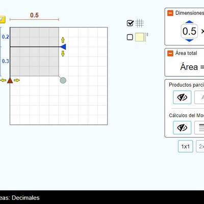 Modelo de Áreas: Decimales
