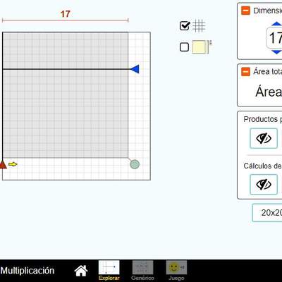 Modelo de Áreas: Multiplicación