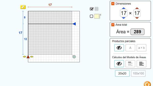 Modelo de Áreas: Multiplicación