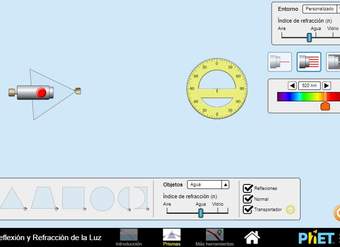 Reflexión y Refracción de la Luz