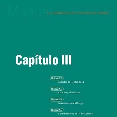 Manual La construcción de viviendas en madera.Capítulo 3: Aspectos generales para el diseño.