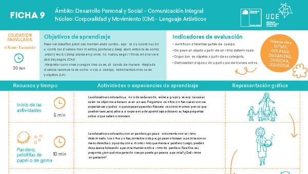 ED NT  Ficha N° 09 Movimiento en 15 minutos