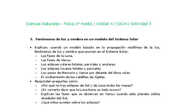 Ciencias Naturales 1 medio-Unidad 4-OA14-Actividad 3