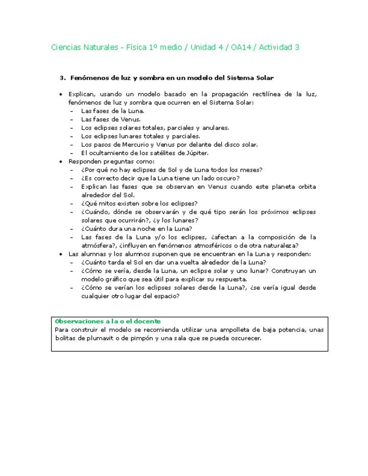 Ciencias Naturales 1 medio-Unidad 4-OA14-Actividad 3