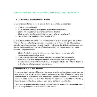 Ciencias Naturales 1 medio-Unidad 4-OA15-Actividad 5