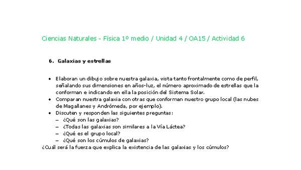 Ciencias Naturales 1 medio-Unidad 4-OA15-Actividad 6