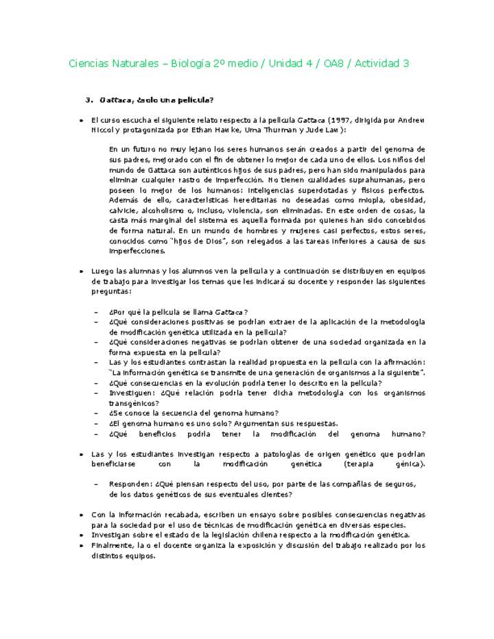 Ciencias Naturales 2 medio-Unidad 4-OA8-Actividad 3