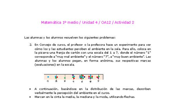 Matemática 1 medio-Unidad 4-OA12-Actividad 2