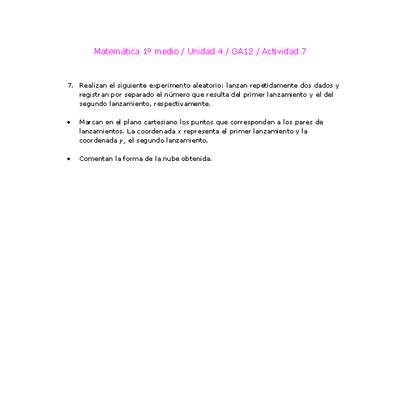 Matemática 1 medio-Unidad 4-OA12-Actividad 7