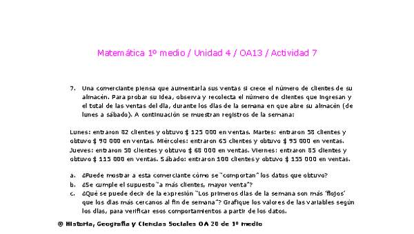 Matemática 1 medio-Unidad 4-OA13-Actividad 7