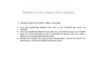 Matemática 1 medio-Unidad 4-OA14-Actividad 7