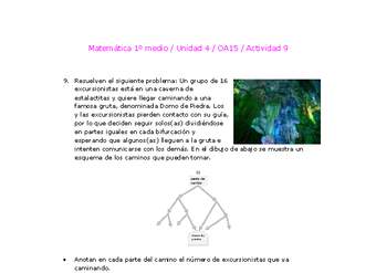 Matemática 1 medio-Unidad 4-OA15-Actividad 9