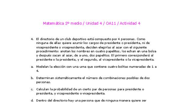 Matemática 2 medio-Unidad 4-OA11-Actividad 4