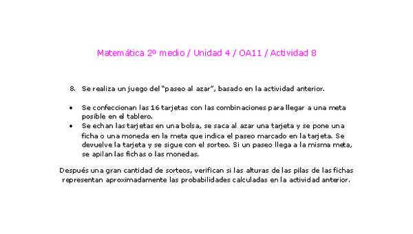 Matemática 2 medio-Unidad 4-OA11-Actividad 8