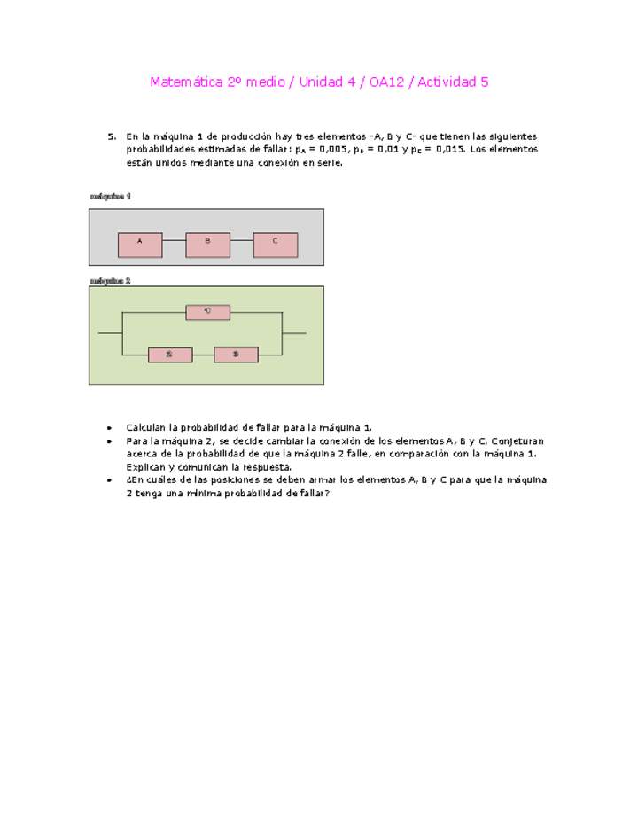 Matemática 2 medio-Unidad 4-OA12-Actividad 5